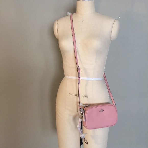 Coach Leather Boxed Crossbody Clutch Peony Pink - Picture 3 of 7